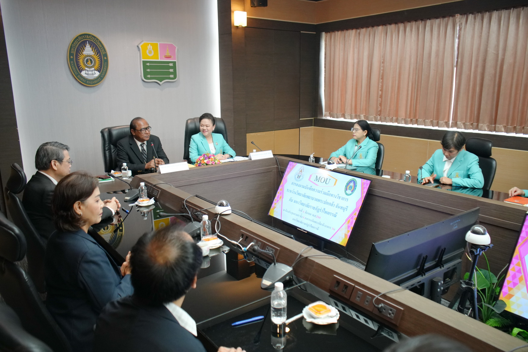 ลงนามขยายกรอบ MOU วิทยาลัยพยาบาลพระปกเกล้า - รำไพพรรณี (5)