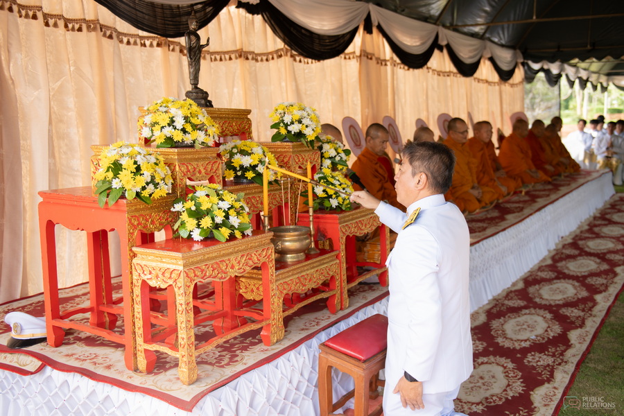 พิธีวางพวงมาลา วันคล้ายวันสวรรคต สมเด็จพระนางเจ้ารำไพพรรณี 2568 (4)