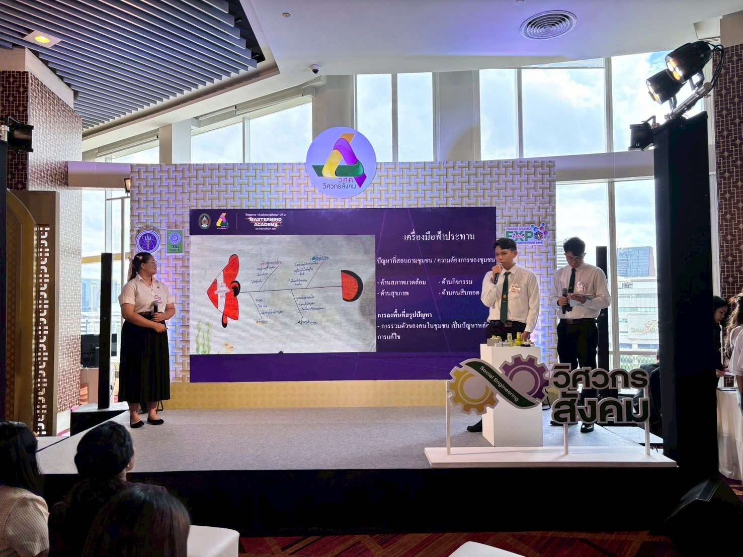 ม.รำไพฯ โชว์ศักยภาพการยกระดับวิศวกรสังคม ในมหกรรมงานวิจัยแห่งชาติ 2568  (4)