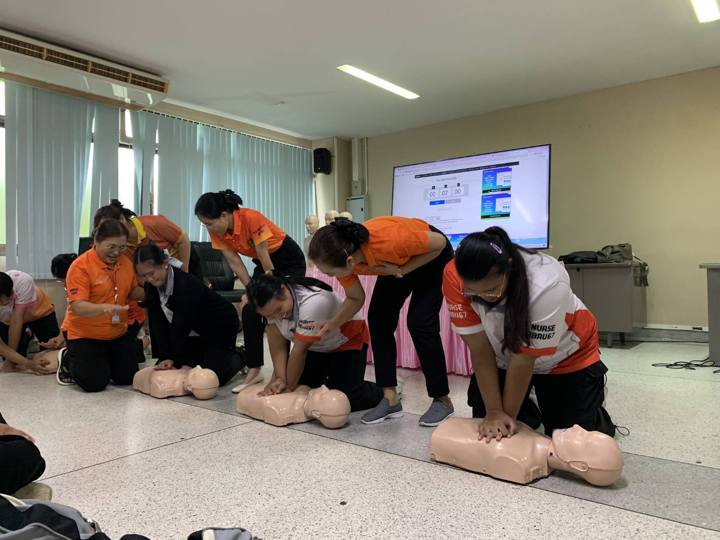 คณะพยาบาล อบรมหลักสูตรการดูแลสุขภาพ และความปลอดภัยทางทะเล (3)