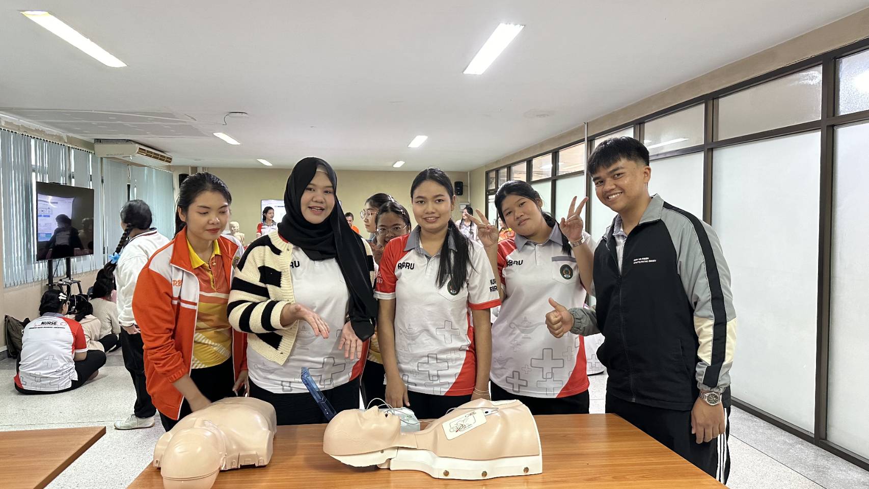 คณะพยาบาล อบรมหลักสูตรการดูแลสุขภาพ และความปลอดภัยทางทะเล (4)