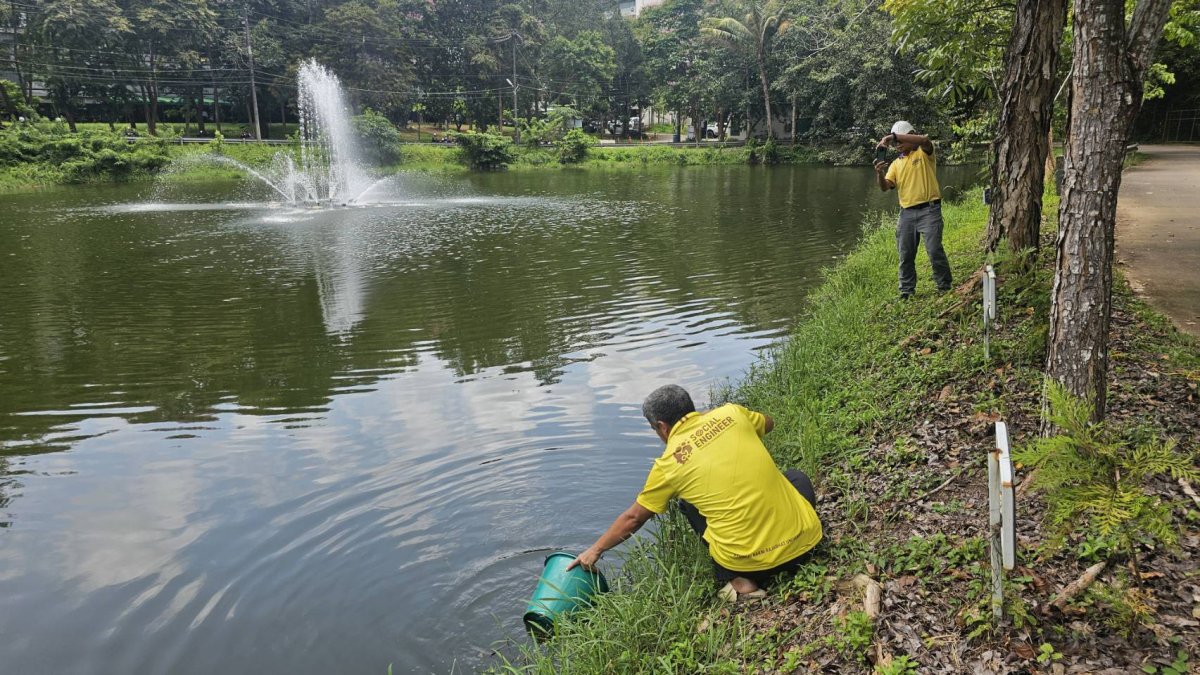 ตรวจคุณภาพน้ำเสียจากจุดรวมบำบัดของมหาวิทยาลัยราชภัฏรำไพพรรณี (5)