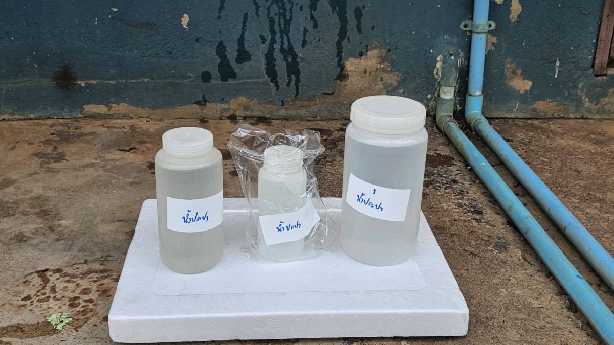 เก็บตัวอย่างน้ำประปา ตรวจสอบคุณภาพ ณ โรงผลิตน้ำประปาของมหาวิทยาลัย  (4)