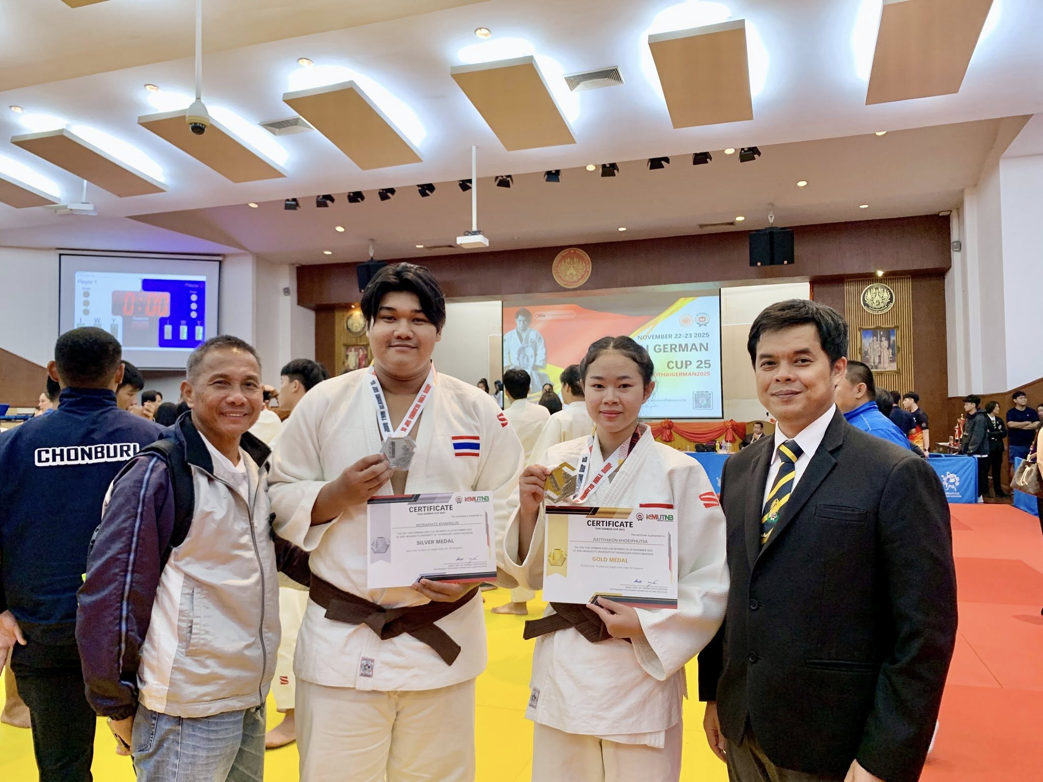 มรภ.รำไพพรรณี คว้า 2 เหรียญทอง-เงิน ยูโด รายการ Thai German Cup 2025 (1)