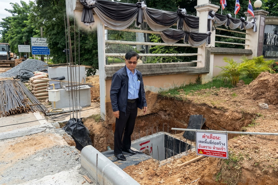 ปรับปรุงประตูทางเข้า ยกระดับทัศนียภาพมหาวิทยาลัย (2)