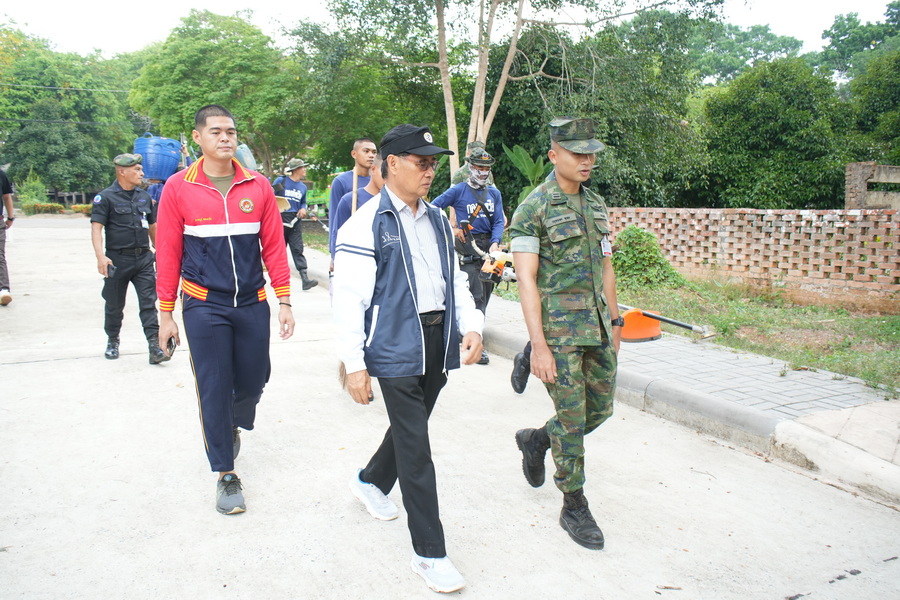 ผนึกกำลังทหารพราน ปรับทัศนียภาพวังสวนบ้านแก้วสู่ระดับสากล (2)